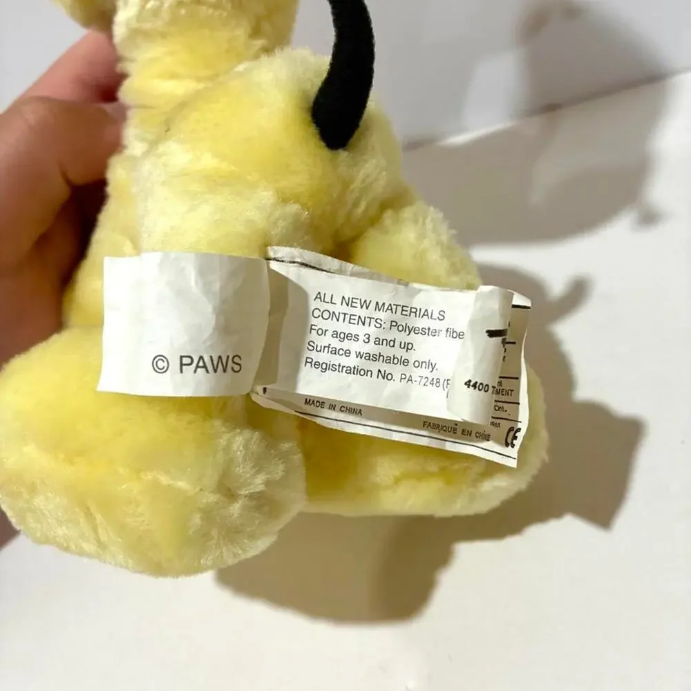 VINTAGE GARFIELD ODIE DOG PLUSH STUFFED ANIMAL PAWS TOY